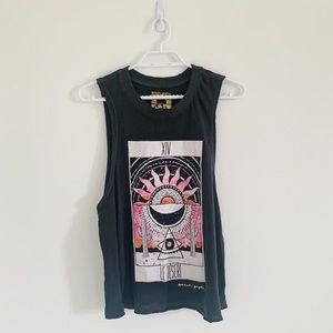 SPIRITUAL GANGSTER BLACK TANK TOP MUSCLE TEE SMALL